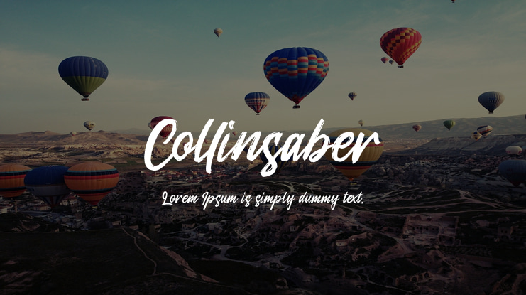 Collinsaber Font