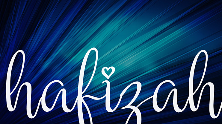 hafizah Font