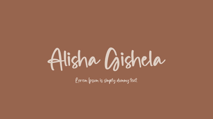 Alisha Gishela Font