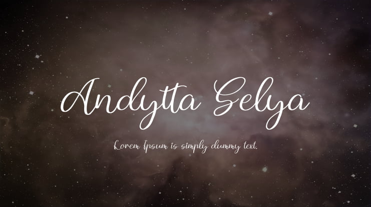 Andytta Selya Font
