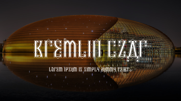 Kremlin Czar Font