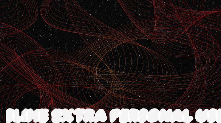 SLIME EXTRA PERSONAL USE Font Family