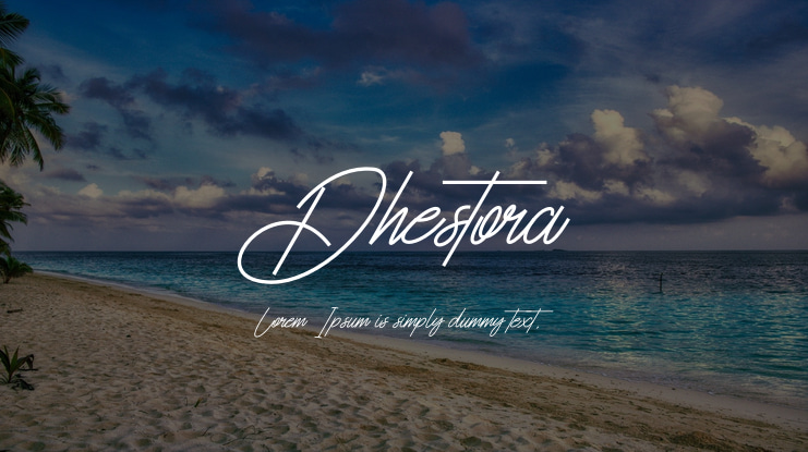 Dhestora Font