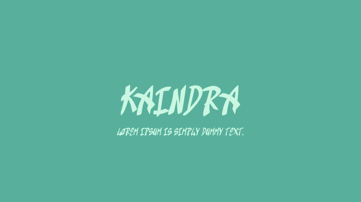 Kaindra Font