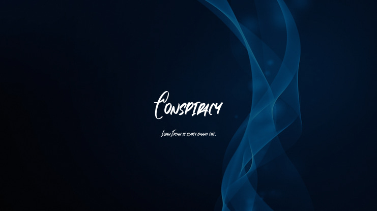Conspiracy Font