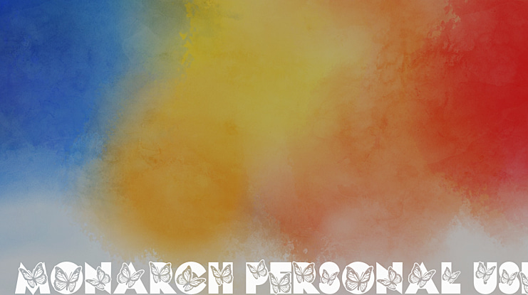 MONARCH PERSONAL USE Font