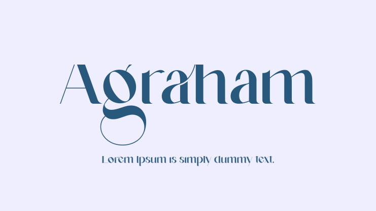 Agraham Font