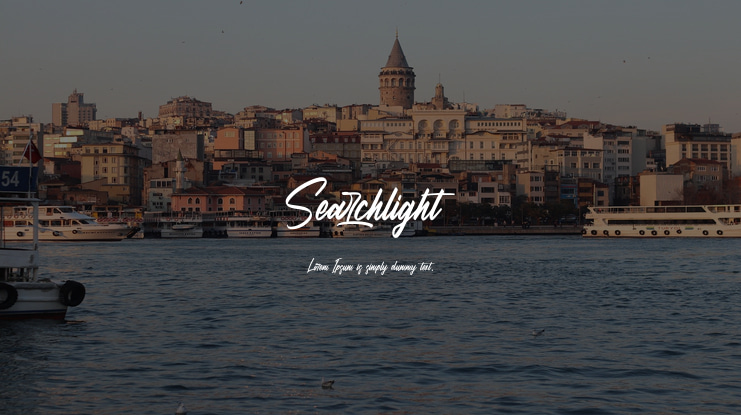 Searchlight Font
