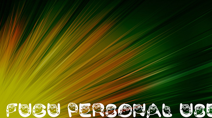 FUGU PERSONAL USE Font