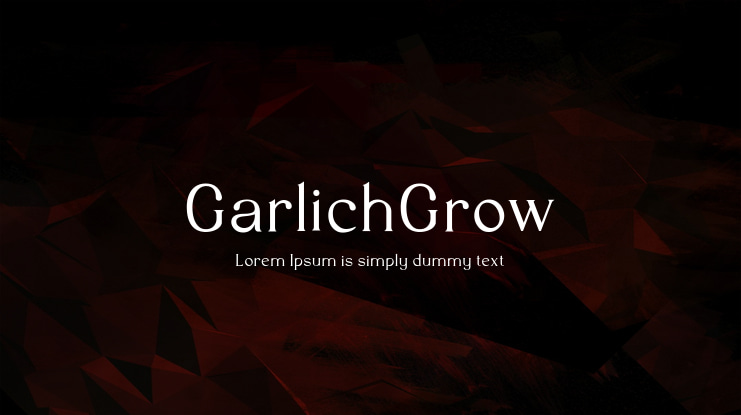 GarlichGrow Font