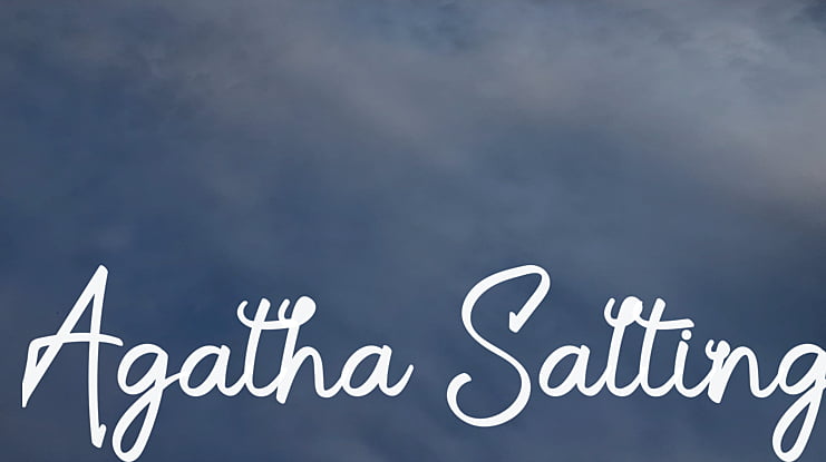 Agatha Salting Font