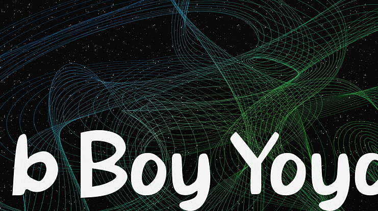b Boy Yoyo Font