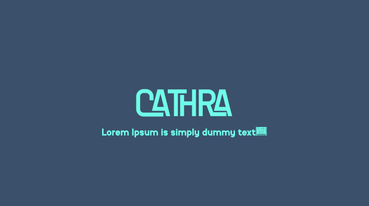 CATHRA Font Family