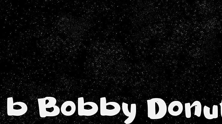 b Bobby Donut Font