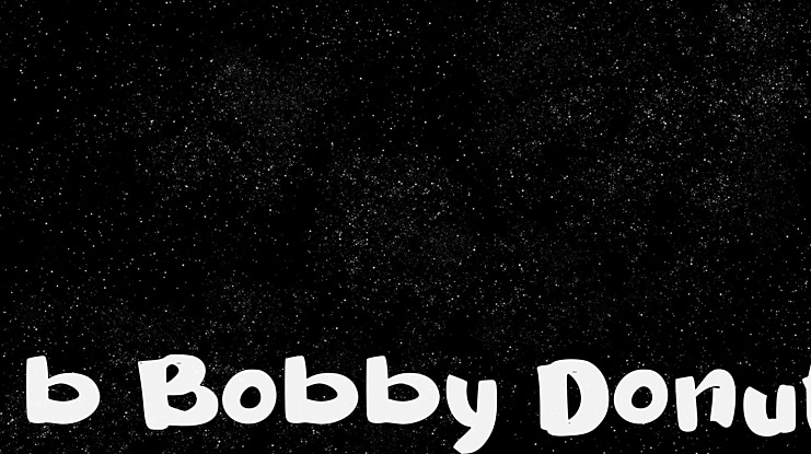 b Bobby Donut Font