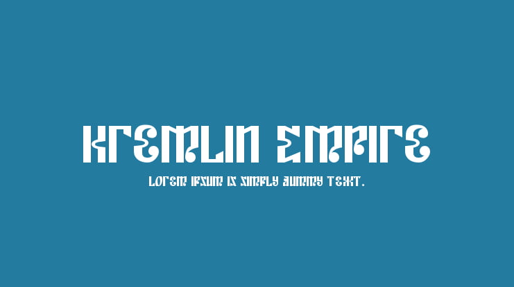 Kremlin Empire Font