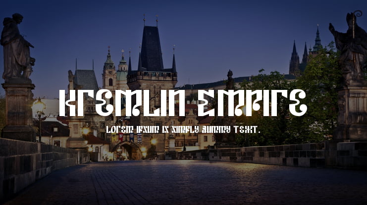 Kremlin Empire Font