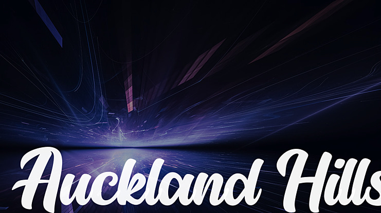 Auckland Hills Font