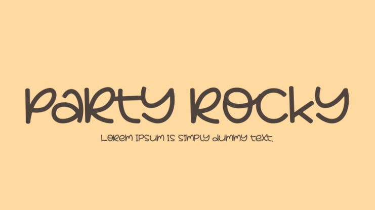 Party Rocky Font