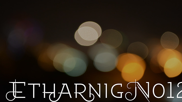 EtharnigNo12 Font Family