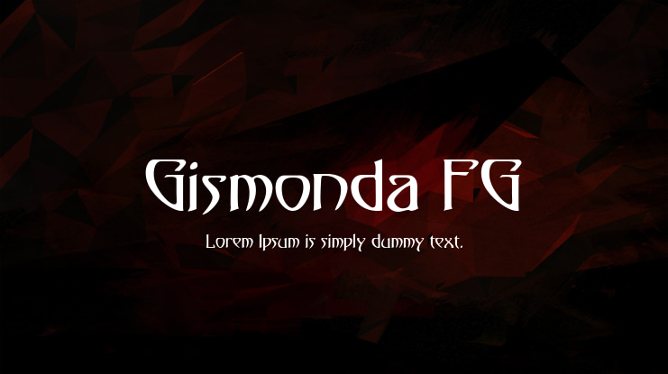 Gismonda FG Font