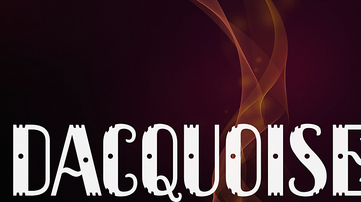 Dacquoise Font