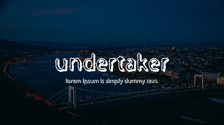 Undertaker Font