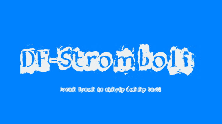 DF-Stromboli Font