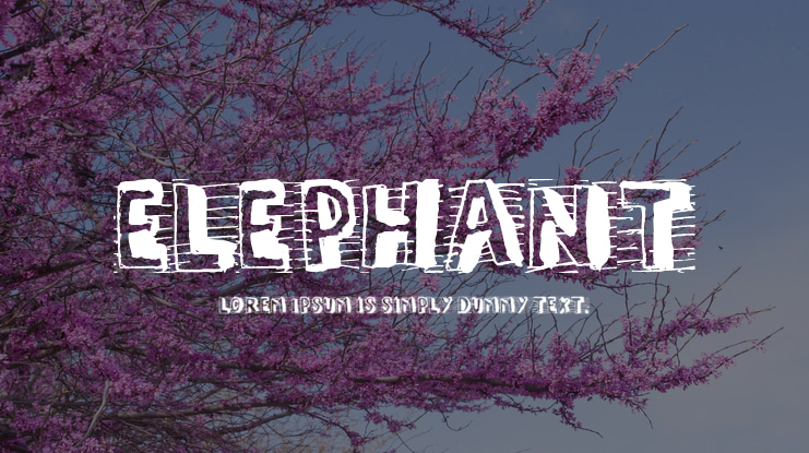 ELEPHANT Font