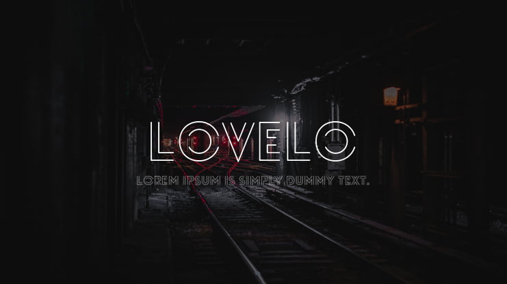 Lovelo Font Family