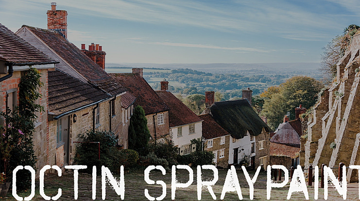 Octin Spraypaint Font