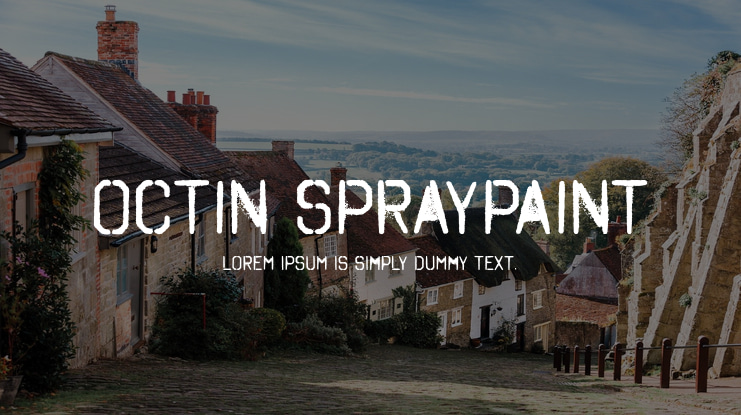 Octin Spraypaint Font
