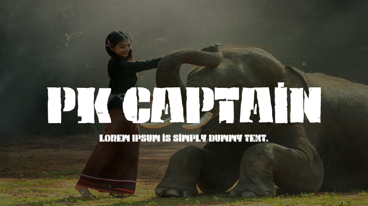 PK Captain Font