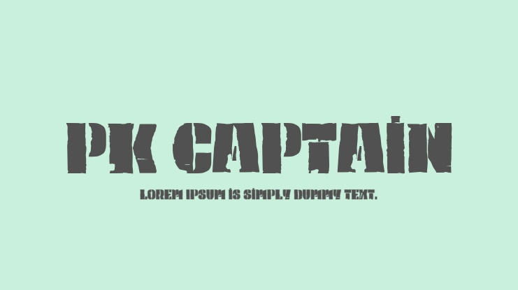 PK Captain Font
