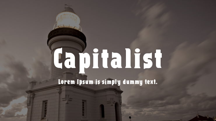 Capitalist Font