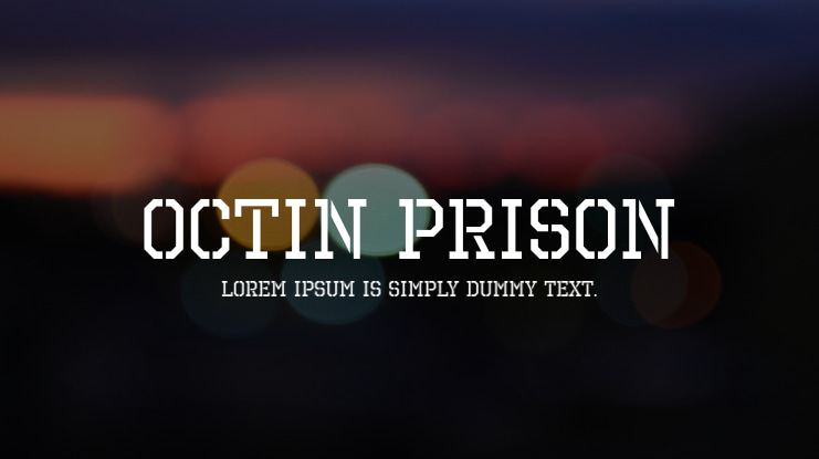 Octin Prison Font