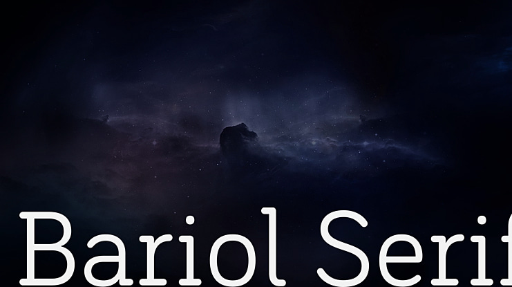 Bariol Serif Font Family