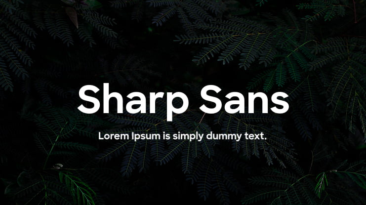 Sharp Sans Font Family