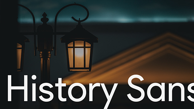 History Sans Font Family