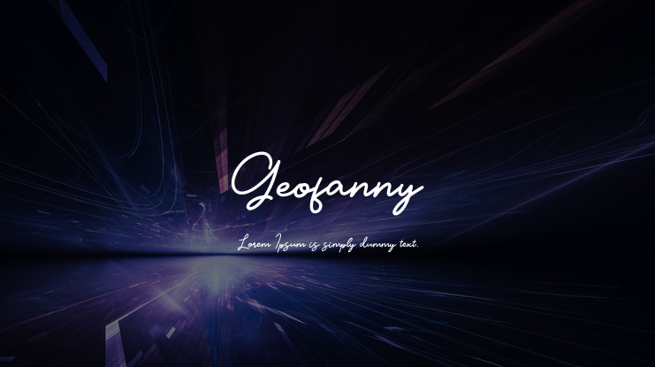 Geofanny Font