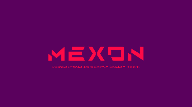 Mexon Font