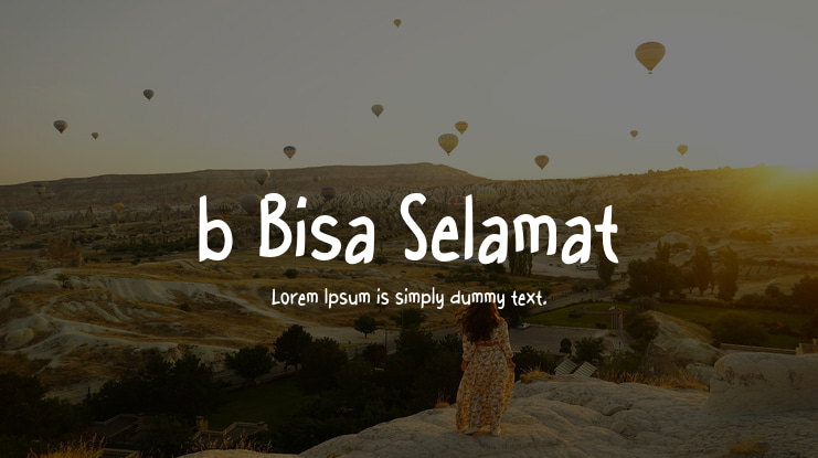 b Bisa Selamat Font