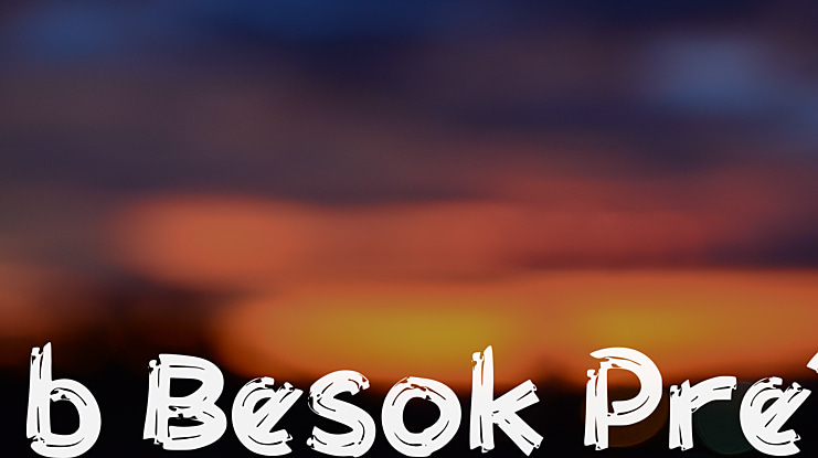 b Besok Prei Font