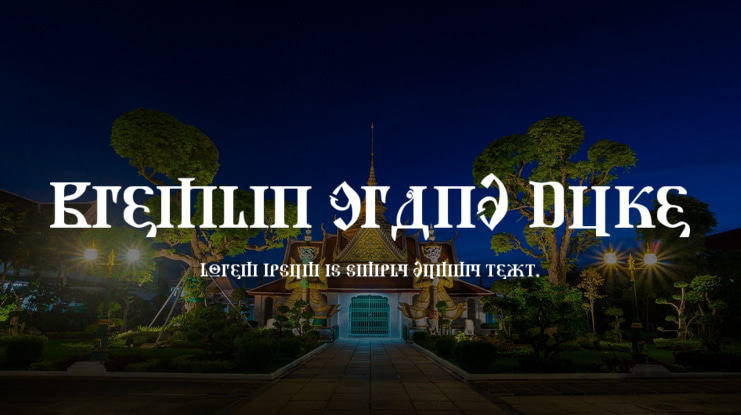 Kremlin Grand Duke Font