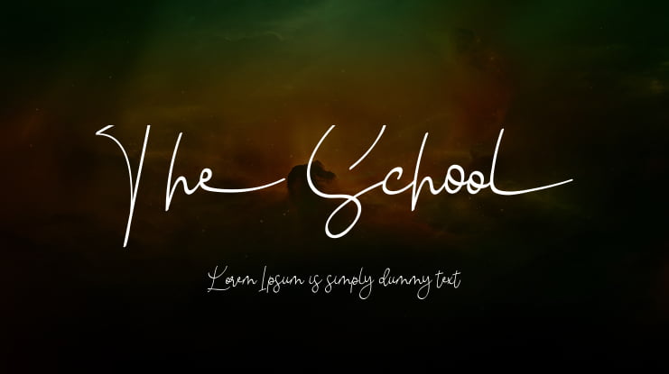 The School Font