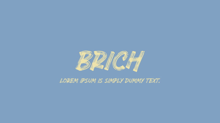 Brich Font