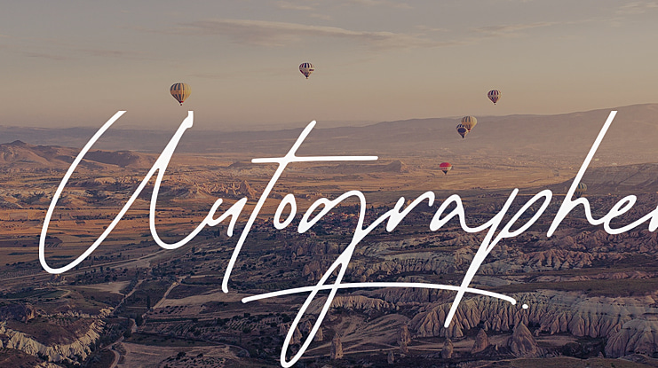 Autographer Font