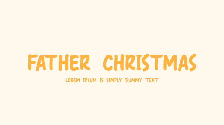 Father Christmas Font