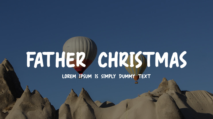 Father Christmas Font