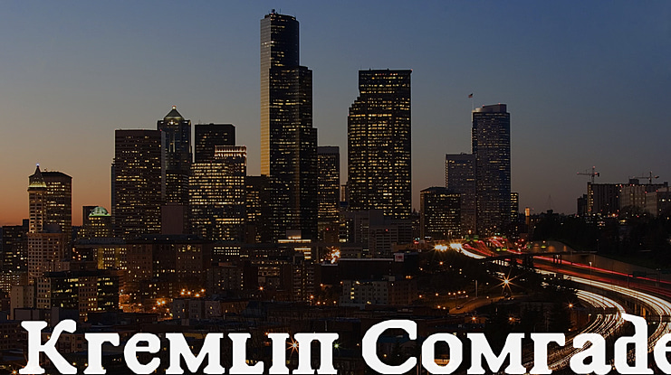Kremlin Comrade Font